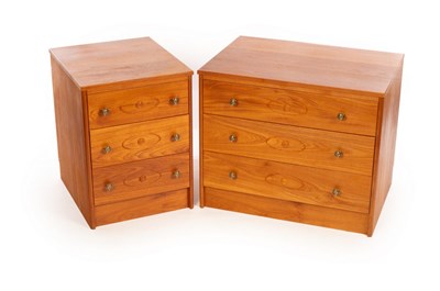 Lot 481 - Alan Carr Johansson, two three-drawer chests,...