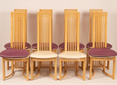 Lot 491 - A set of eight contemporary Danish beech...