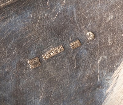 Lot 89 - A Russian silver dish, AT, 1841, FWST, 84,...
