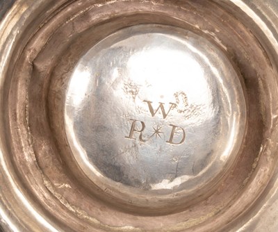 Lot 101 - An early 18th Century silver trencher salt,...