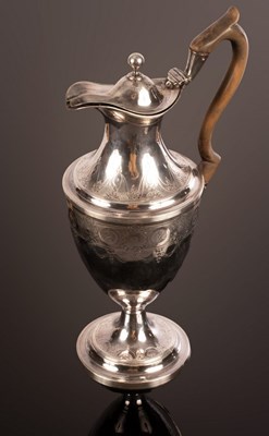 Lot 160 - A George III silver claret jug, Peter & Ann...