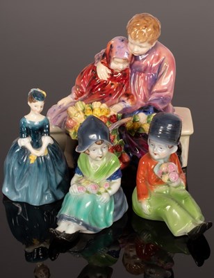 Lot 211 - A Royal Doulton figure group, The Flower...