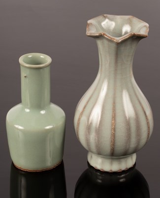 Lot 274 - Two 20th Century Chinese porcelain celadon...