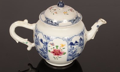 Lot 311 - A Chinese famille rose teapot, 18th Century,...