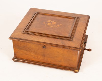 Lot 530 - A late 19th Century Polyphon in a kingwood...