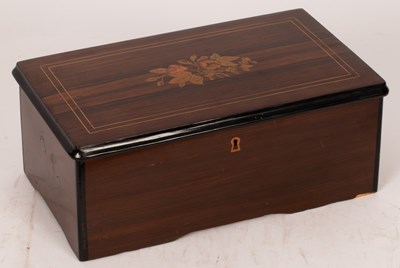 Lot 531 - A 19th Century Ducommun Girod musical box...