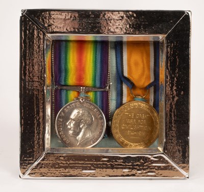 Lot 541 - A 1914-1918 War and Victory medal to 112407...