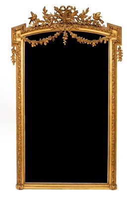 Lot 635 - A fine late 19th Century pier glass with...