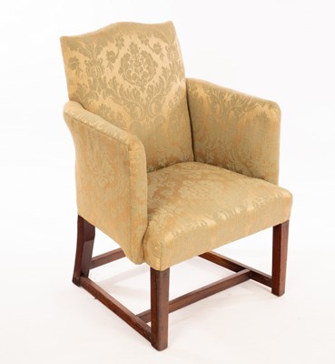 Lot 675 - An upholstered armchair, probably converted...