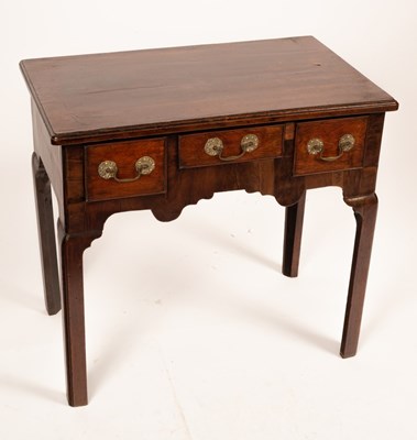 Lot 692 - A George I style lowboy, fitted a surround of...