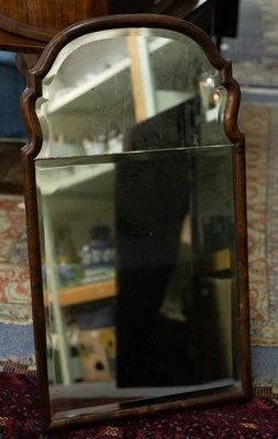 Lot 701 - A Queen Anne style hanging wall mirror,...