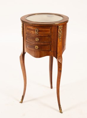 Lot 740 - An Edwardian satinwood and inlaid circular...