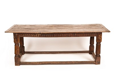 Lot 794 - A 17th Century style refectory table,...