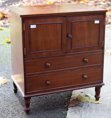 Lot 805 - An early Victorian mahogany commode chest,...