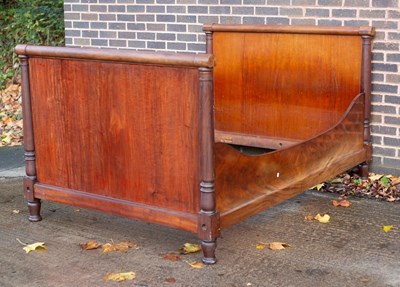 Lot 826 - An Empire mahogany lit-en-bateau, with...