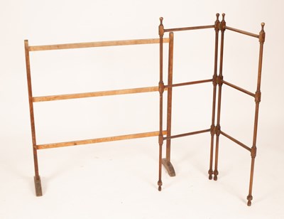 Lot 827 - Two towel rails/Provenance: Spetchley Park,...