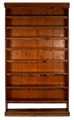 Lot 848 - A large 19th Century mahogany bookcase, 240cm...