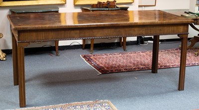 Lot 854 - A George III mahogany serving table, circa...