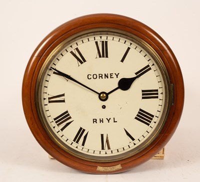 Lot 877 - A 19th Century eight-day kitchen dial, Corney,...