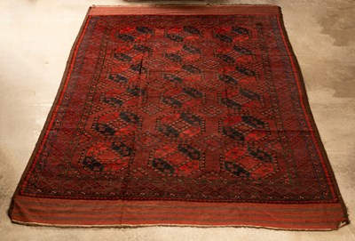 Lot 924 - An Ersari carpet, circa 1900, with original...