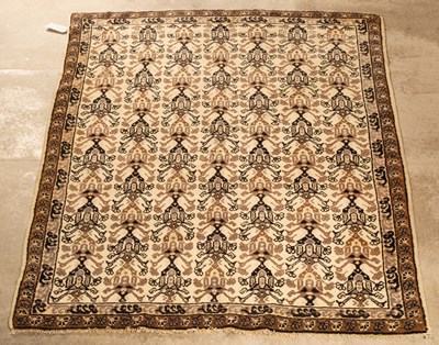 Lot 925 - A hand woven rug perhaps Moroccan, circa 1930,...