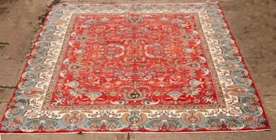 Lot 928 - A Tabriz carpet, Persia, circa. 1940, 413cm x...