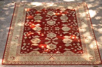 Lot 931 - A Ziegler design carpet, Pakistan, the madder...