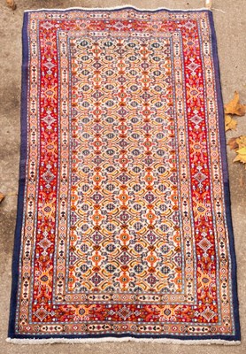 Lot 935 - A West Persian rug, 191cm x 84cm