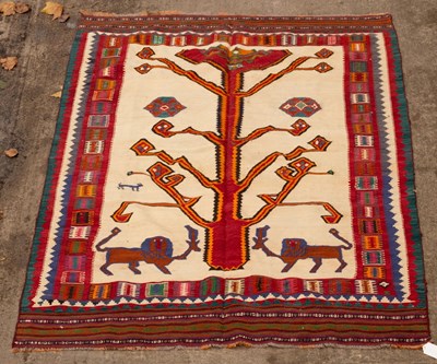 Lot 943 - A Qashgai Kilim, South West Persia, 295cm x 210cm