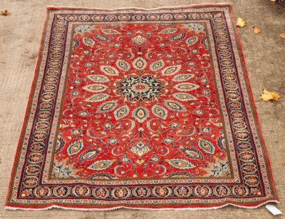 Lot 947 - A Sarouk rug, North West Persia, 210cm x 130cm