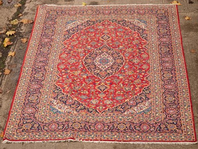 Lot 948 - A Kashan carpet, Central Persia, 365cm x 258cm