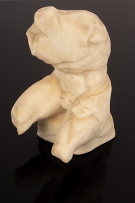 Lot 973 - A carved alabaster torso of a Classical nude...