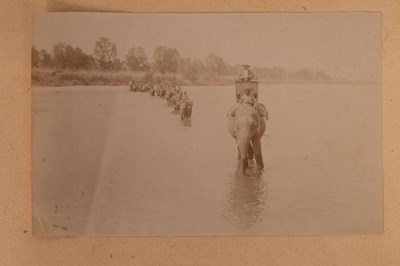 Lot 1021 - An album of forty-two late 19th Century Indian...