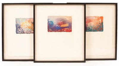 Lot 1039 - 20th Century School/three abstract...