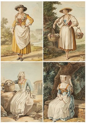 Lot 1057 - Carlo Labruzzi/Regional Costumes of...