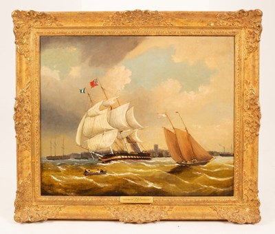 Lot 55 - Follower of George Chambers/Off Cowes/shipping...