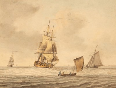 Lot 65 - William Anderson (1757-1837)/Shipping off the...