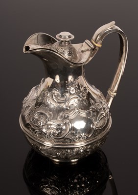 Lot 46 - A Victorian silver ewer, Sheffield 1896, with...
