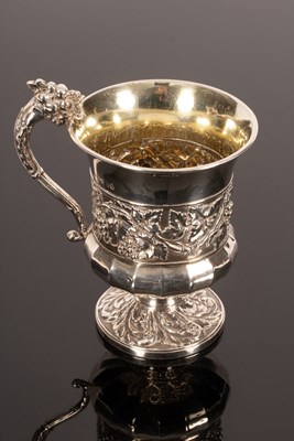 Lot 61 - A George IV silver Christening mug, London...