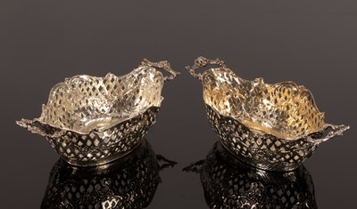 Lot 126 - A pair of late 19th Century silver bonbon...