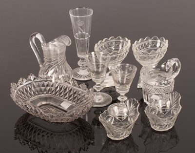 Lot 174 - A group of Regency style cut glass, comprising...