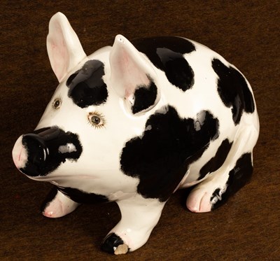 Lot 259 - An early 20th Century Wemyss ceramic pig...