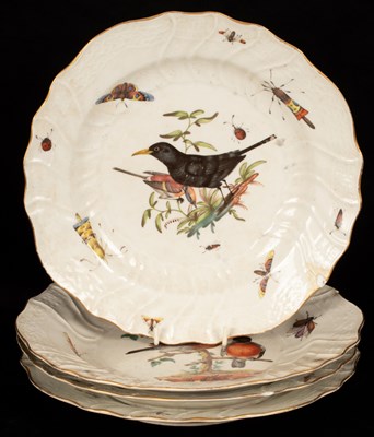 Lot 260 - Four Meissen neu Brandenstein pattern...