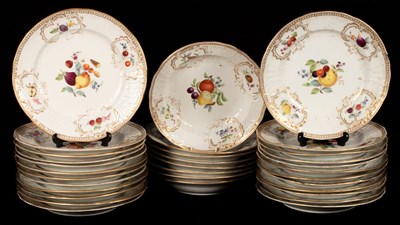 Lot 263 - A Meissen part service in the Dulong pattern,...