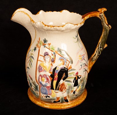 Lot 269 - A Staffordshire pottery Smith & Collier jug,...