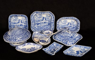 Lot 270 - A group of Spode blue and white Tower pattern...