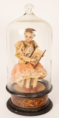 Lot 346 - A late 19th Century French automaton of a girl...