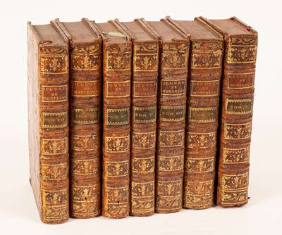 Lot 453 - Oeuvres de Monsieur de Montesquieu, 7 vols.,...