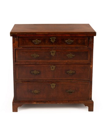 Lot 726 - A George I walnut bachelor's chest, circa 1710,...