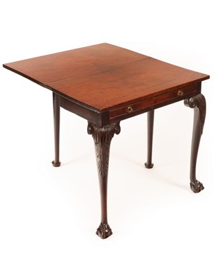 Lot 738 - A George II mahogany tea table, circa 1745,...